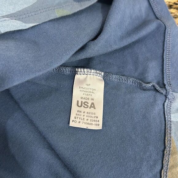 FRESH PRODUCE Deep Dive Blue Fresh Blossoms Lily Fit And Flare Dress Size M - Picture 7 of 11